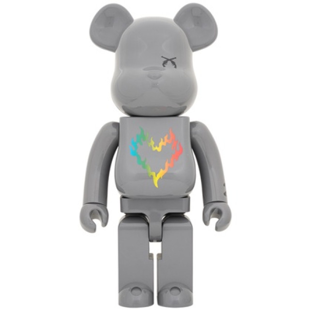 BEETLE BE@RBRICK ROARGUNS 20TH ANNIVERSARY 搖滾雙槍 彩虹 火焰 1000%
