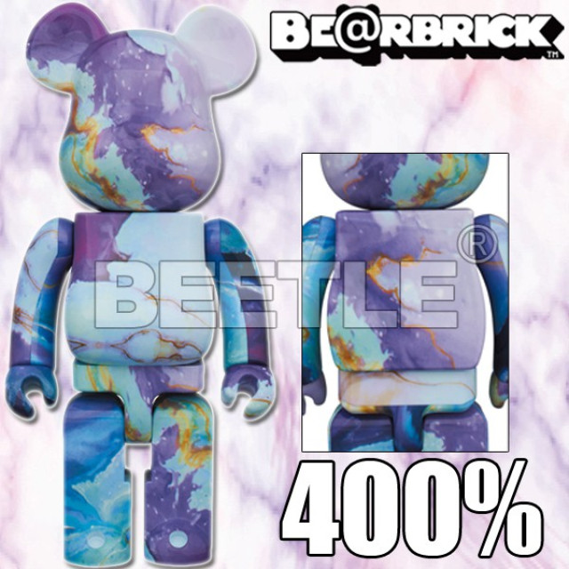 BEETLE BE@RBRICK PATTERN 渲染 雲彩 大理石 MARBLE 庫柏力克熊 400%