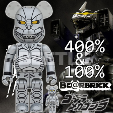 BEETLE BE@RBRICK GODZILLA 哥吉拉 MECHA 機械哥吉拉 機龍 庫柏力克熊 400% 100%