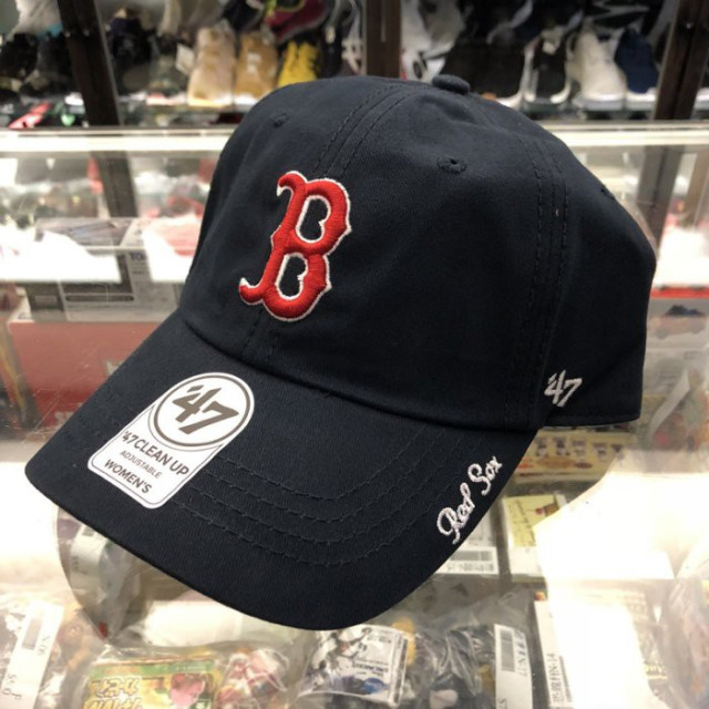 BEETLE 47 BRAND 老帽 波士頓 红襪 BOSTON REDSOX DAD HAT 深藍紅 LOGO
