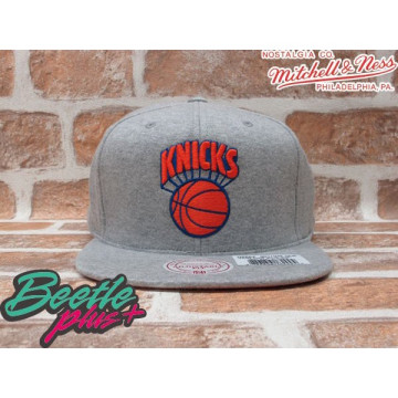 BEETLE MITCHELL NESS NBA NY NICK 紐約 尼克 LOGO 毛巾布 全灰 SNAPBACK