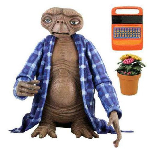 BEETLE 環球影城 NECA THE EXTRA-TERRESTRIAL E.T. 睡衣版 外星人 公仔 吊卡