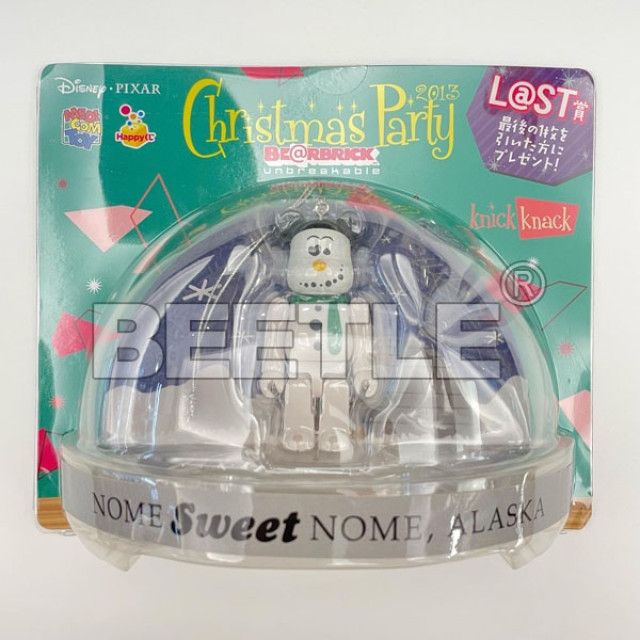 BEETLE BE@RBRICK DISNEY KNICK KNACK SNOWMAN 一番賞 最後賞 雪人 100%
