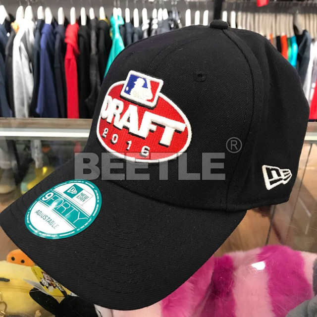 BEETLE MLB NEW ERA LOGO 選秀 DRAFT 2016 黑白 老帽 棒球帽 大聯盟 魔鬼氈 940