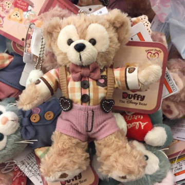 BEETLE 現貨 DISNEY 迪士尼 DUFFY 2017情人節 樂園限定 達菲 鑰匙圈 站姿玩偶 吊飾