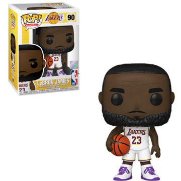 BEETLE FUNKO POP NBA LAKERS 洛杉磯 湖人 LEBRON JAMES 詹姆斯 白色 90