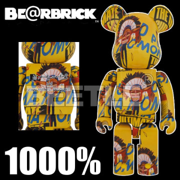 BEETLE BE@RBRICK ANDY WARHOL 安迪沃荷 BASQUIAT 巴斯奇亞 巴安 #3 1000%