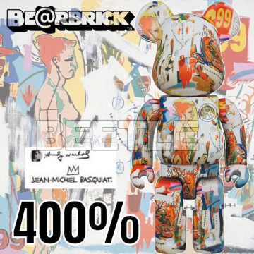 BEETLE BE@RBRICK BASQUIAT 巴斯奇亞 ANDY WARHOL 安迪沃荷 #4 巴安 400%