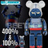 BEETLE BE@RBRICK 鉄人28号 鐵人28號 機器人 日本 庫柏力克熊 BEARBRICK 100 400%