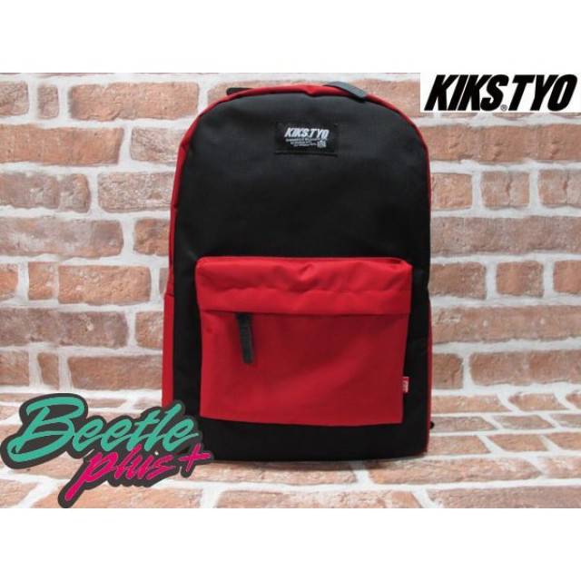 BEETLE PLUS 全新 現貨 日本限定 KIKS TYO LOGO 後背包 黑紅 紅咬標 內含 筆電夾層