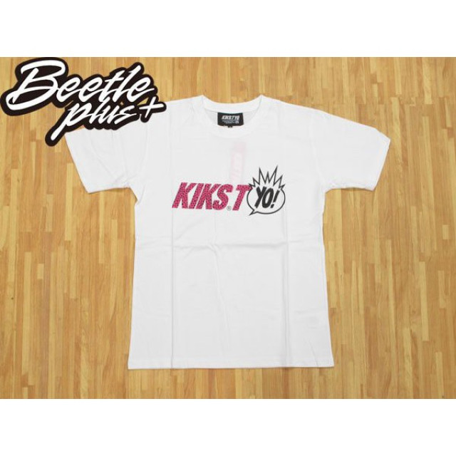 BEETLE PLUS 西門町專賣 全新 現貨 KIKS TYO 粉 豹紋 LOGO 白 YO字 鋸齒
