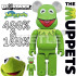 BEETLE BE@RBRICK KERMIT FROG 科密特 青蛙 科米蛙 布偶歷險記 庫柏力克熊 100 400%