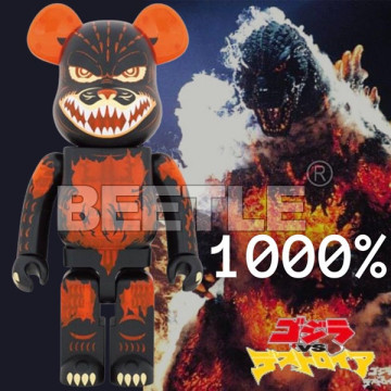 BEETLE BE@RBRICK GODZILLA 熔岩哥吉拉 透明 紅蓮哥吉拉 庫柏力克熊 1000%