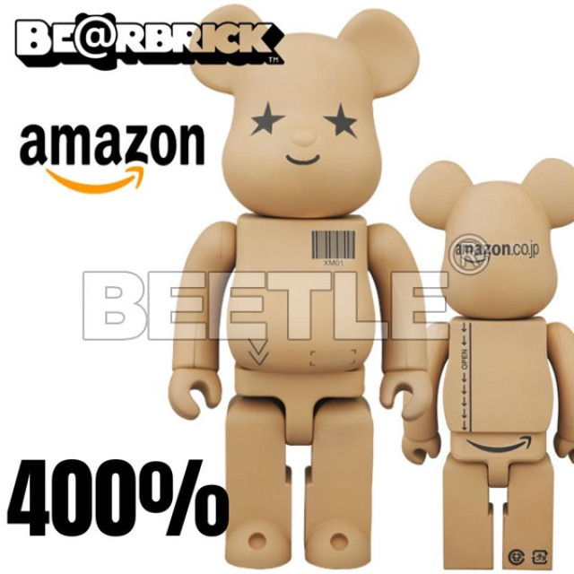 BEETLE BE@RBRICK BEARBRICK AMAZON JP CO 亞馬遜 日本 限定 庫柏力克熊 400%