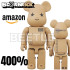 BEETLE BE@RBRICK BEARBRICK AMAZON JP CO 亞馬遜 日本 限定 庫柏力克熊 400%