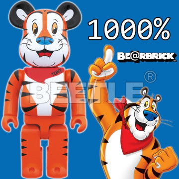 BEETLE BE@RBRICK 東尼虎 家樂氏麥片 TONY THE TIGER 庫柏力克熊 1000%