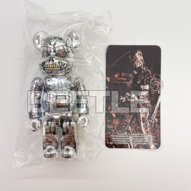 BEETLE BE@RBRICK S43 魔鬼終結者 TERMINATOR 電鍍 庫柏力克熊 43代 盒抽 100%