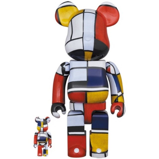 BEETLE BE@RBRICK PIET MONDRIAN 皮特·蒙德里安 幾何形體 色塊 100 400%