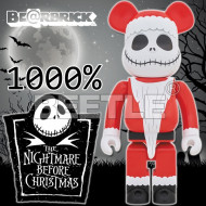 BEETLE BE@RBRICK 聖誕 傑克 CHRISTMAS SANTA JACK 聖誕夜驚魂 庫柏力克 1000%