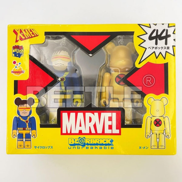 BEETLE BE@RBRICK 一番賞 X-MEN X戰警 CYCLOPS 獨眼龍 庫柏力克熊 兩入100%