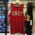BEETLE OBEY COLLEGIATEREFLECTIVE 3M TANK 文字 反光 酒紅 背心 S M