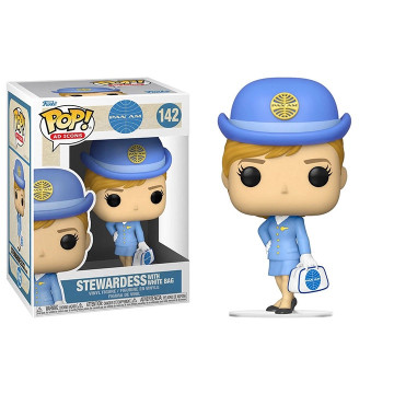 BEETLE FUNKO POP PAN AM STEWARDESS WHITE BAG 空姐 空服員 泛美航空 142