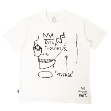 BEETLE BAIT BASQUIAT EVIL THOUGHTS 巴斯奇亞 白色 TEE 短袖 美版