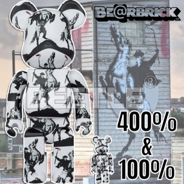 BEETLE BE@RBRICK 公路暴徒 HIGHWAYMAN BANKSY 班克斯 SYNC 100 400%