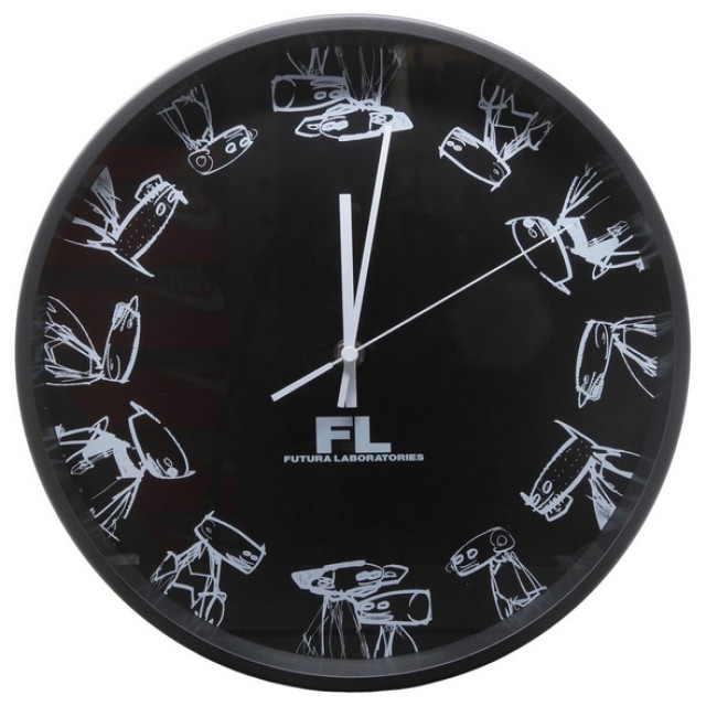 BEETLE FUTURA LABORATORIES 時鐘 塗鴉大師 黑色 WALL CLOCK MINDSTYLE