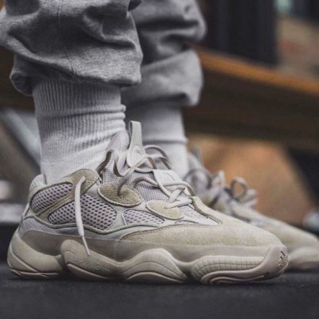 BEETLE ADIDAS YEEZY 500 BLUSH DB2908 灰白 復古風 麂皮 肯爺 老爹鞋