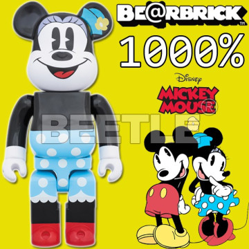 BEETLE BE@RBRICK 彩色 米妮 迪士尼 米老鼠 DISNEY MINNIE 庫柏力克熊 1000%