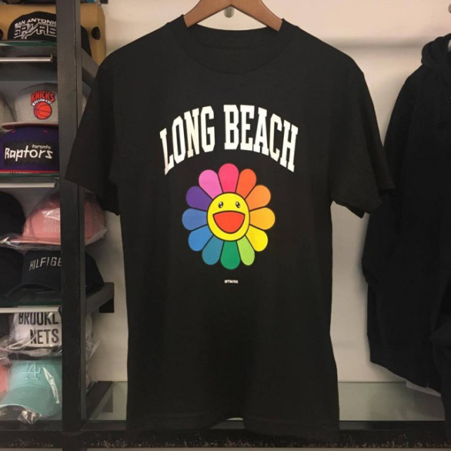 BEETLE 現貨 MURAKAMI TAKASHI COMPLEXCON 村上隆 LONG BEACH 花朵 短TEE