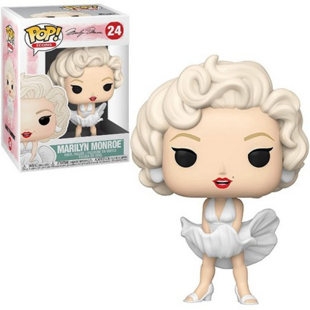 BEETLE FUNKO POP 瑪麗蓮夢露 MARILYN MONROE 彩色 白裙 ICONS 人物系列