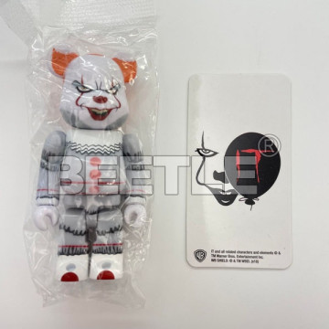 BEETLE BE@RBRICK PENNYWISE 恐怖電影 IT 牠 36代 小丑 庫柏力克熊 S36 100%