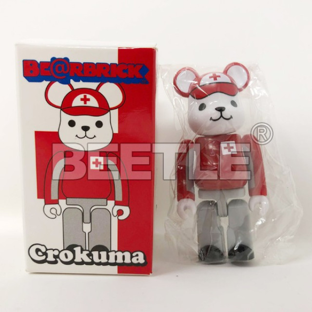 BEETLE BE@RBRICK BEARBRICK CROKUMA 紅十字 救護服 庫柏力克熊 100%