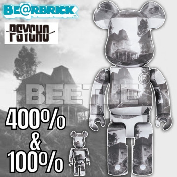 BEETLE BE@RBRICK BATES MANSION PSYCHO 驚魂記 貝茲旅館 100% 400%