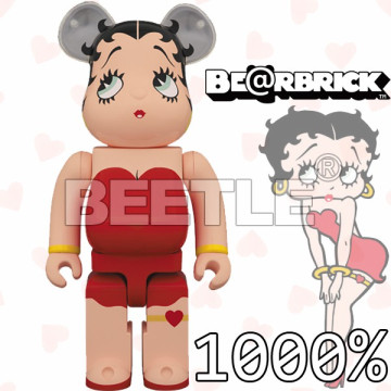 BEETLE BE@RBRICK BETTY BOOP 貝蒂 娃娃 紅色 性感尤物 庫柏力克熊 1000%