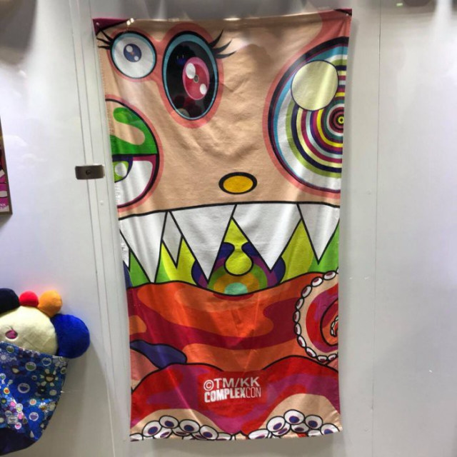 BEETLE  MURAKAMI TAKASHI 村上隆 COMPLEXCON 限定 章魚 長方形 浴巾