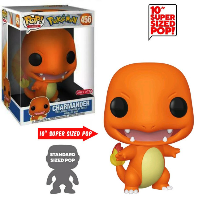 BEETLE FUNKO POP GAMES 寶可夢 小火龍 POKEMON CHARMANDER 10吋 25CM