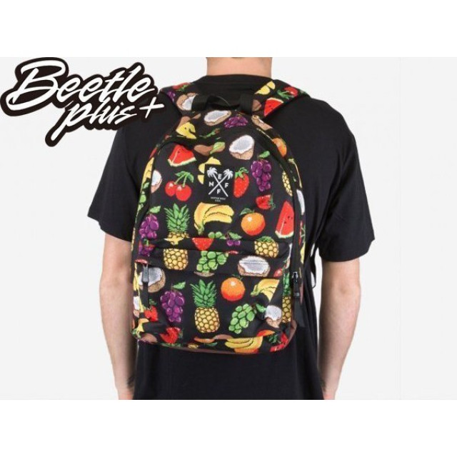 BEETLE NEFF HARD FRUIT SCHOLAR BACKPACK 熱帶水果 香蕉 櫻桃 黑 後背包