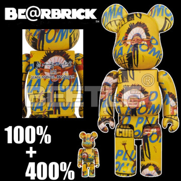 BEETLE BE@RBRICK ANDY WARHOL 安迪沃荷 BASQUIAT 巴斯奇亞 #3 100 400%