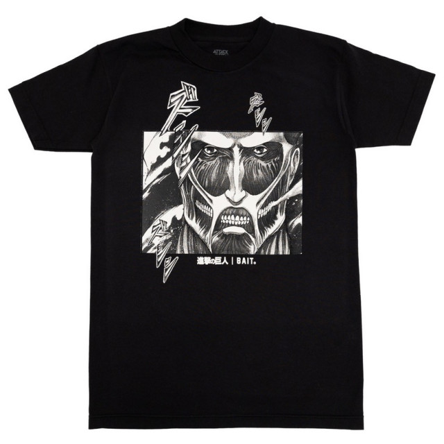 BEETLE BAIT 進擊的巨人 COLOSSAL TITAN TEE 超大型巨人 黑色 短T 美版 美國代購