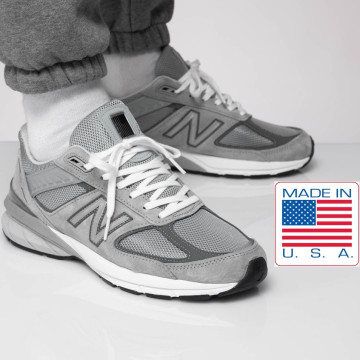 BEETLE NEW BALANCE 990V5 3M 美國製 M990GL5 MADE IN USA D楦 男鞋 灰