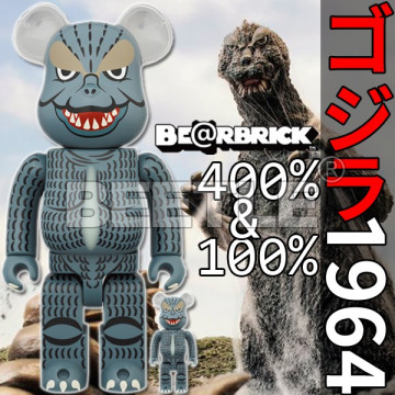 BEETLE BE@RBRICK GODZILLA 哥吉拉 酷斯拉 1964 庫柏力克熊 100%  400%