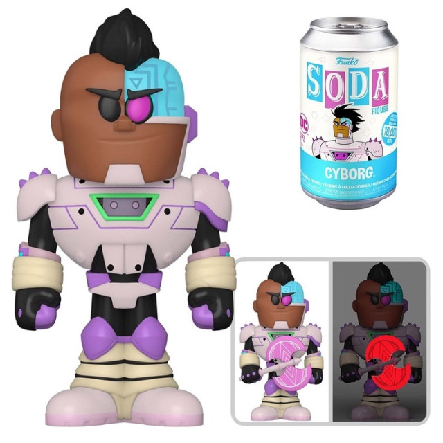 BEETLE FUNKO POP SODA 少年悍將 少年泰坦 DC 鋼骨 CYBORG 汽水罐 公仔 蘇打 易開罐