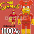 BEETLE BE@RBRICK 輻射超人 RADIOACTIVE MAN 辛普森 SIMPSONS 輻射人 1000%