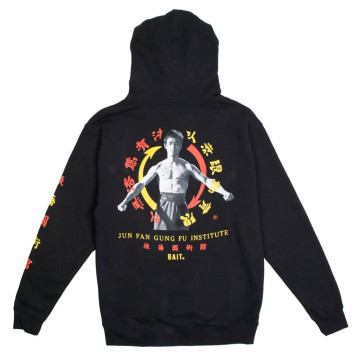 BEETLE BAIT BRUCE LEE 聯名 李小龍 帽踢 帽T HOODY 長袖 黑 LOGO 振藩國術館