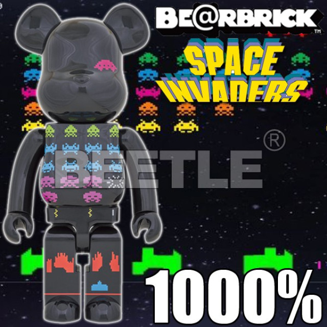 BEETLE BE@RBRICK BEARBRICK SPACE INVADERS 太空侵略者 庫柏力克熊 1000%