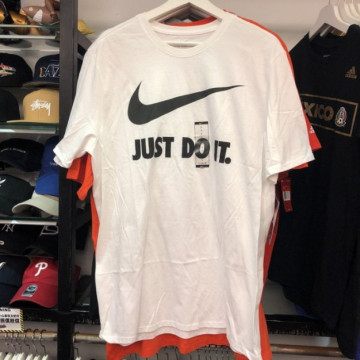 BEETLE 現貨 NIKE JUST DO IT 經典 NIKE LOGO 黑白 短TEE AA2097-101 L
