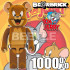 BEETLE BE@RBRICK TOM AND JERRY 湯姆與傑利 傑利鼠 植絨 BEARBRICK 1000%